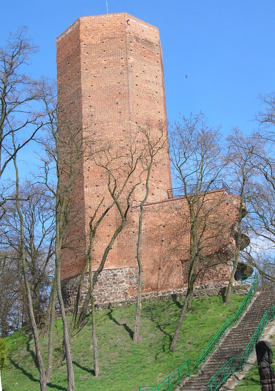 Mittelalterlicher Burgturm Mysia Wieża in Kruszwica