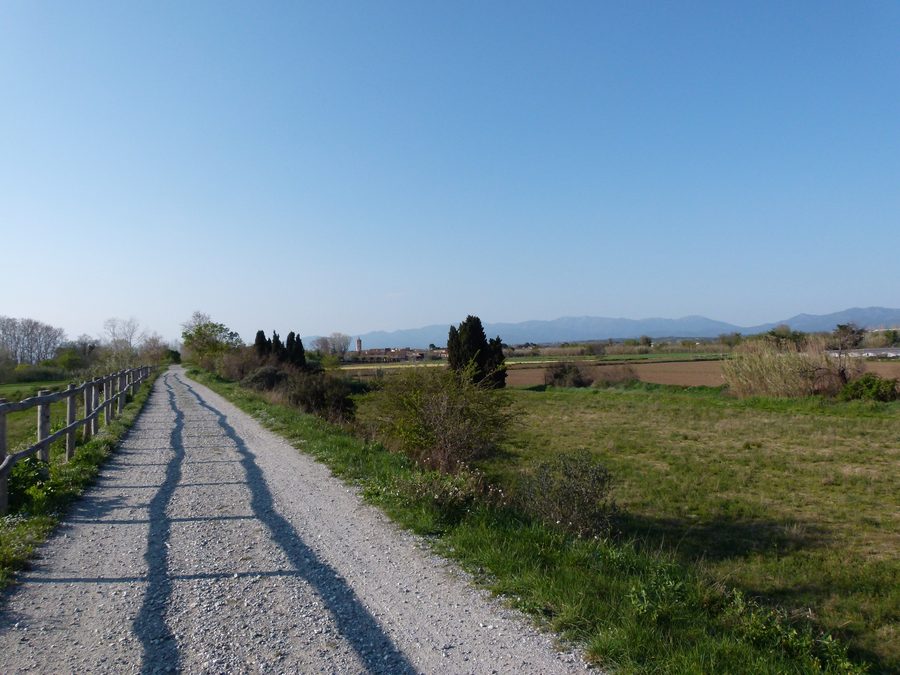 Path along the Muga River near Vilanova de la Muga