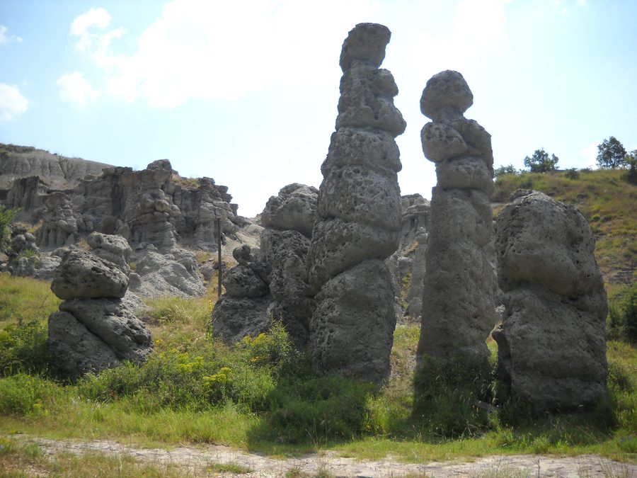 Naturally formed stone pillars of Kuklica near Kratovo