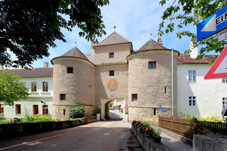 Roman gate in Traismauer, the former main gate of the Roman fort