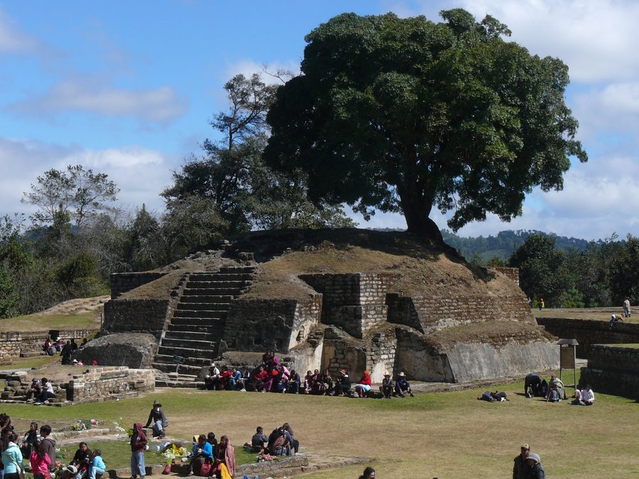 Archäologische Ruinen von Iximché im Departement Chimaltenango, Guatemala