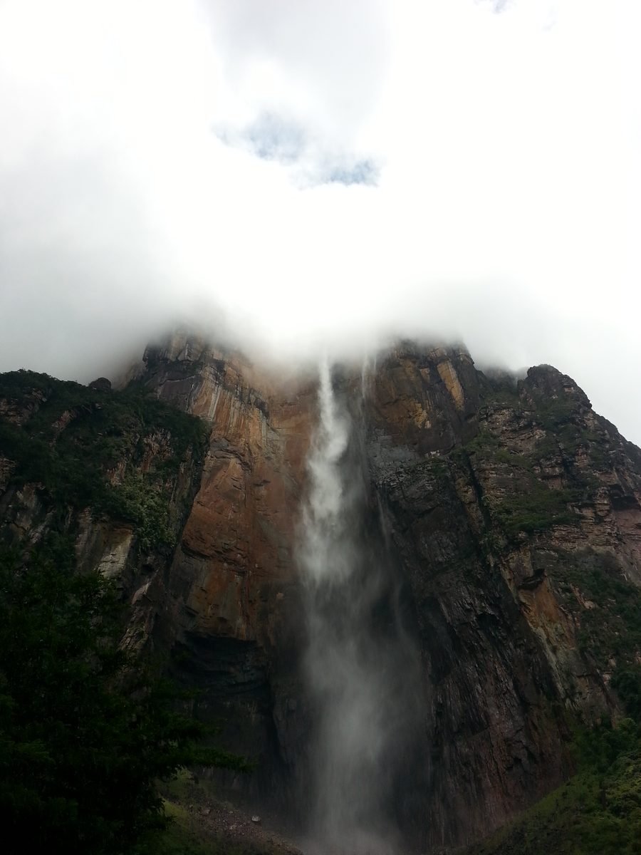 View toward the foot of Angel Falls in Bolívar
