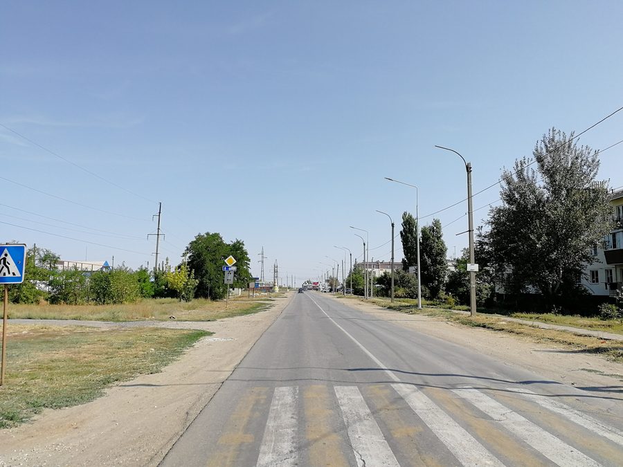 View of the settlement of Srednjaja Achtuba in Volgograd Oblast