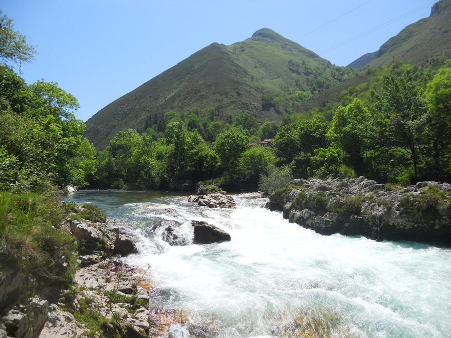 File:Cristalinas aguas en el Sella , Tornin ( Cangas de Onis ). - panoramio.jpg