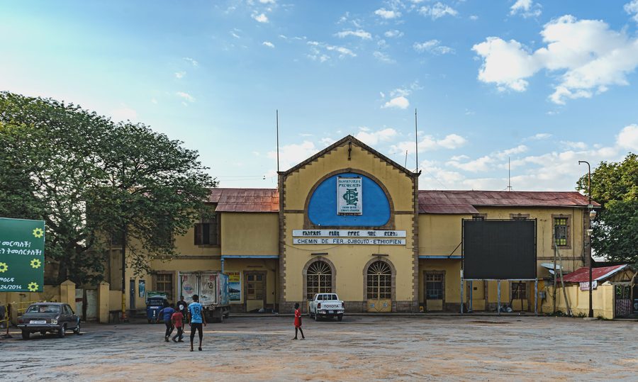 Historic railway station in Dire Dawa, Ethiopia