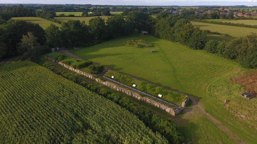 Aerial view of Arnkiel Park in Munkwolstrup