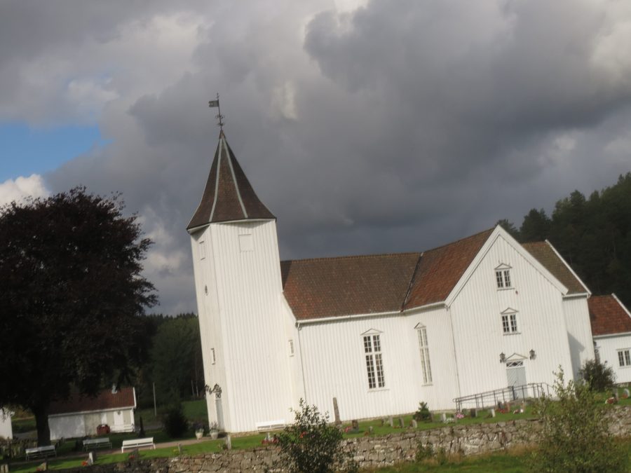 Holum Church in Krossen near Mandal