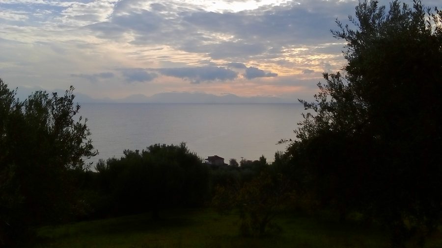 Blick auf das Meer bei Vasilitsi in Messinia