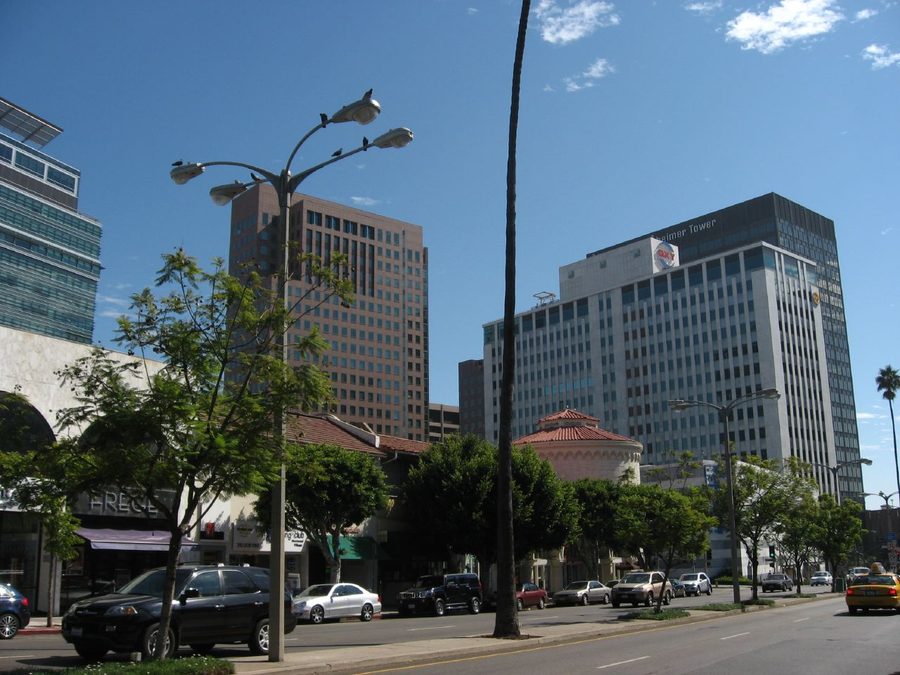 Westwood Village in Los Angeles, California