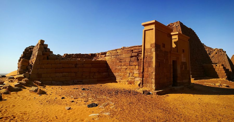 Pyramids of Meroe in Bajrawiya, Sudan