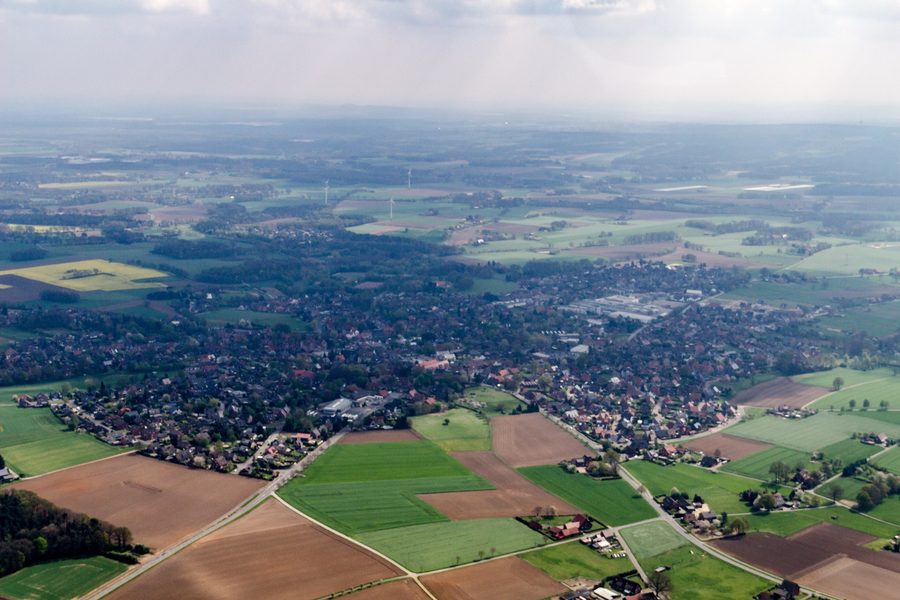 View of Groß Reken in North Rhine-Westphalia