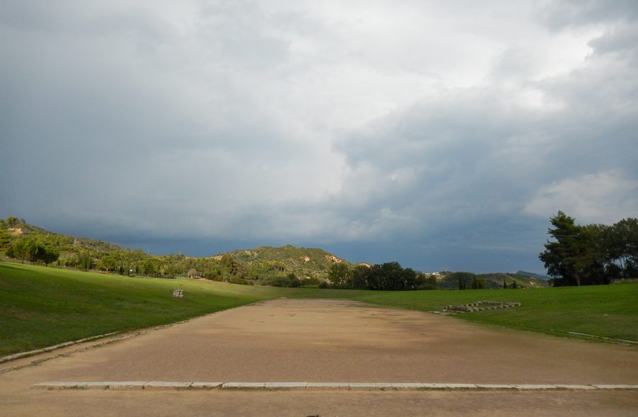 Stadion im antiken Olympia, Griechenland