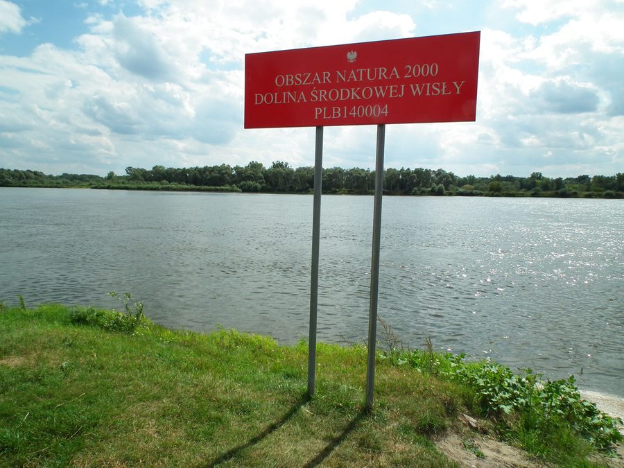 The Vistula River at Czerwińsk nad Wisłą