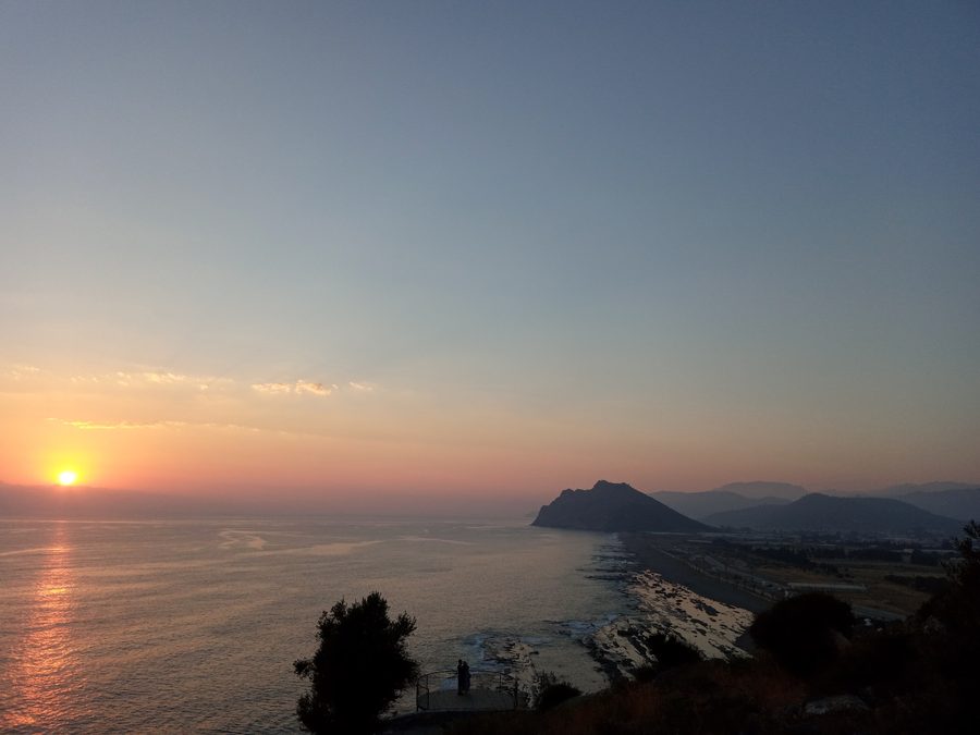 Sunset over Gazipaşa