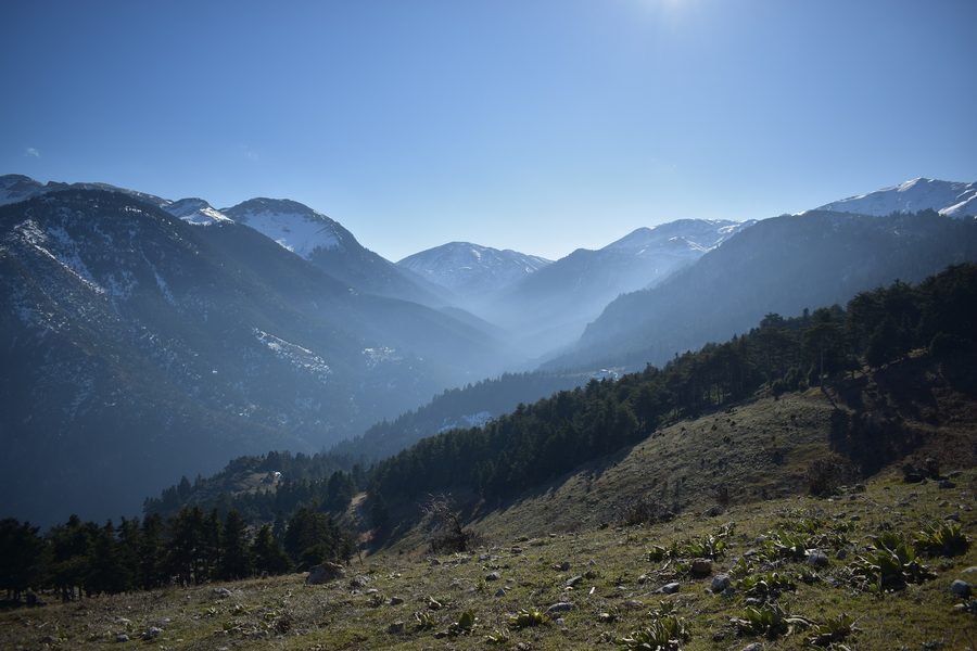 Flabouritsa Valley on Mount Ziria in Greece