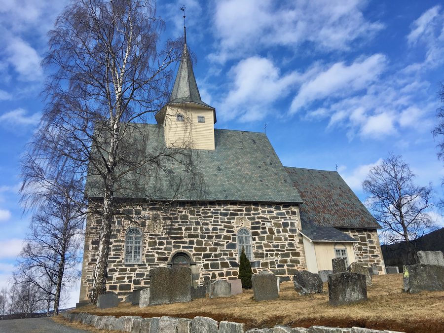 Slidredomen, the medieval stone church in Vestre Slidre