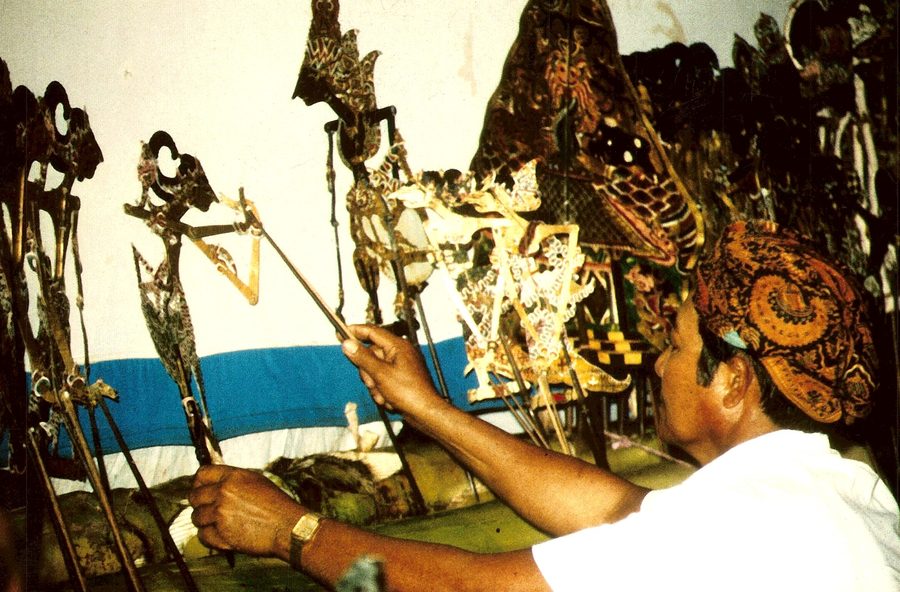 Traditional scene in Suriname