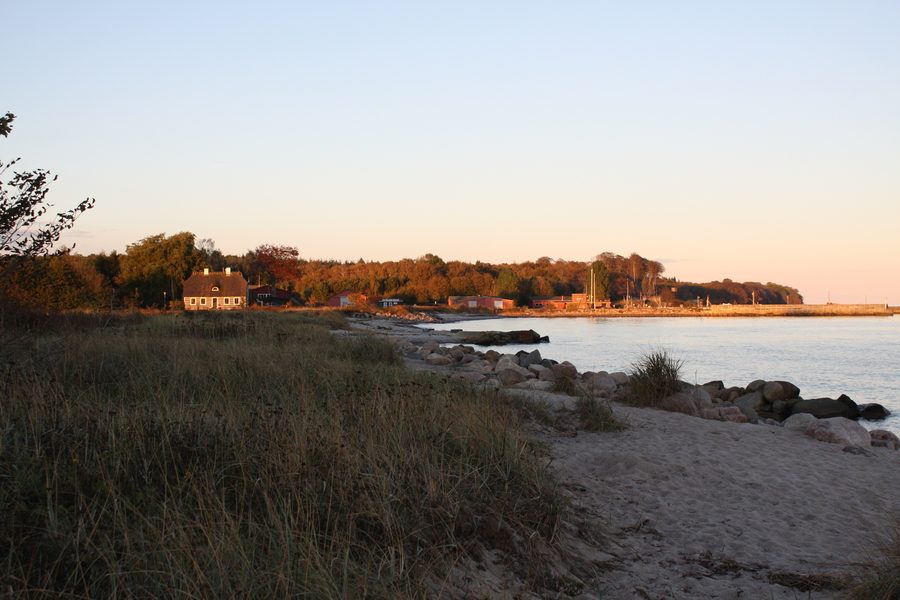 View of Hesnæs, a small village on the Danish island of Falster