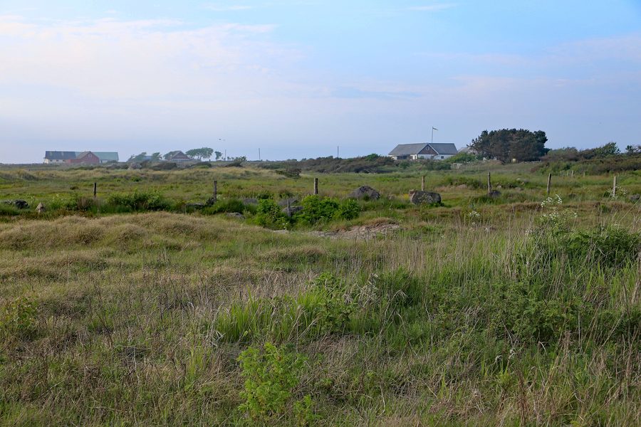 Typical landscape on Sweden’s west coast near Glommen in Falkenberg Municipality