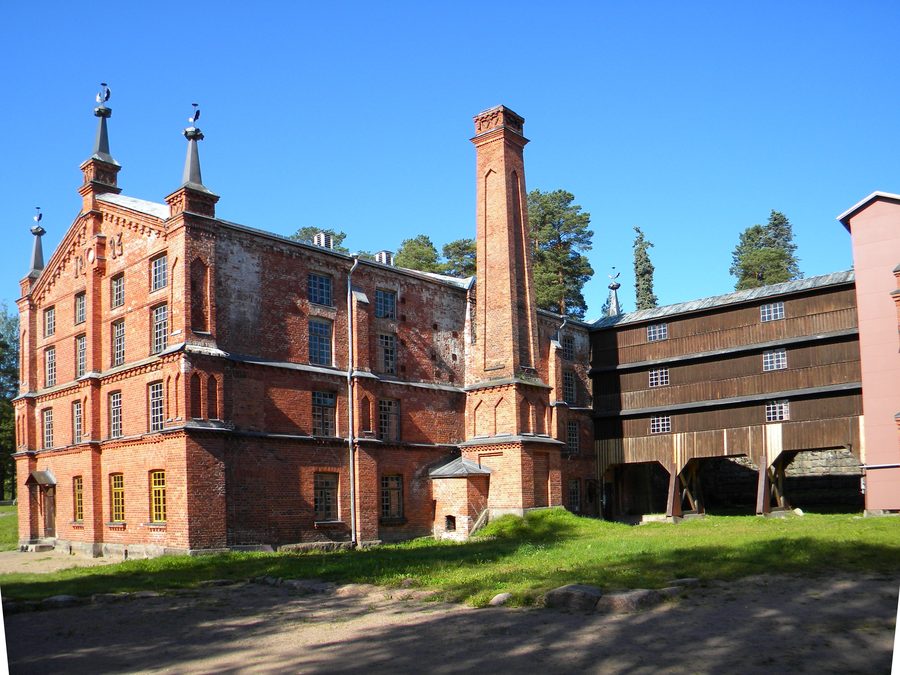 Verla groundwood and board mill museum in Kouvola, Finland
