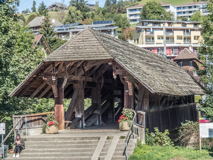Moos Bridge over the Ilfis near Langnau im Emmental