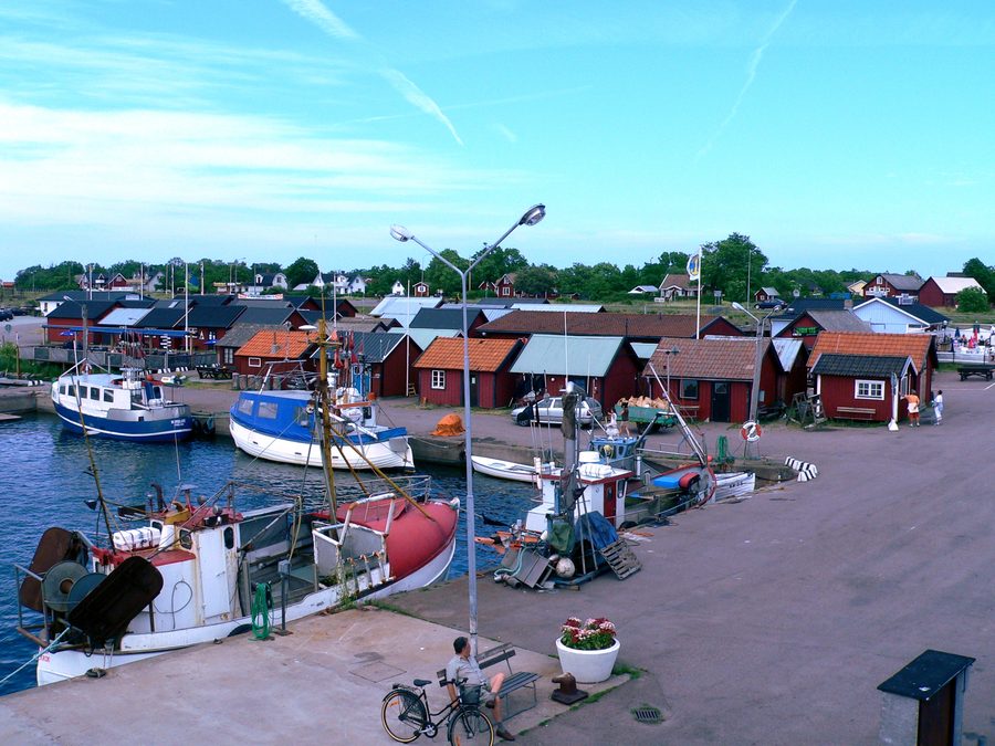 Byxelkrok harbour, Borgholm Municipality, Öland, Sweden