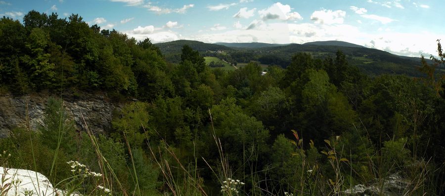 View from Quarry Hill in Pownal, Vermont