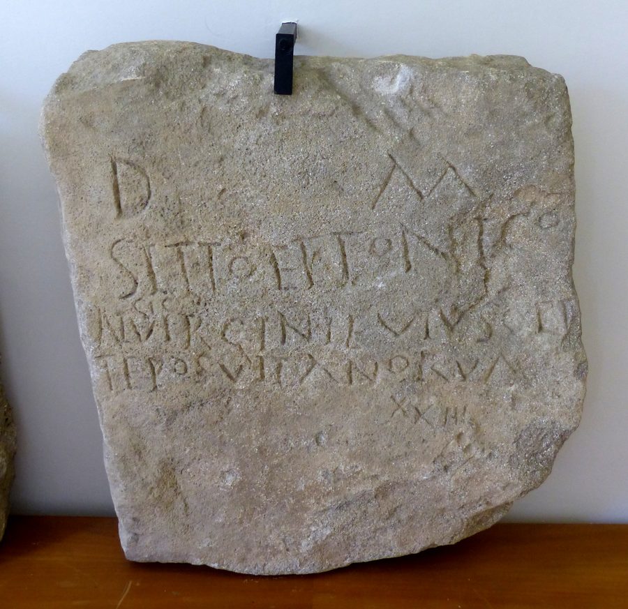 Roman gravestone of Etto from Guntramsdorf in the Mödling District Museum