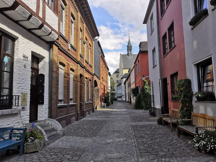 Tiefstraße in Kempen, district of Viersen, North Rhine-Westphalia, Germany