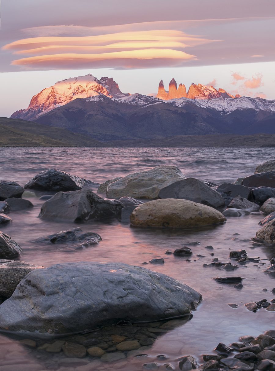 Vast landscape in the far south of Chile