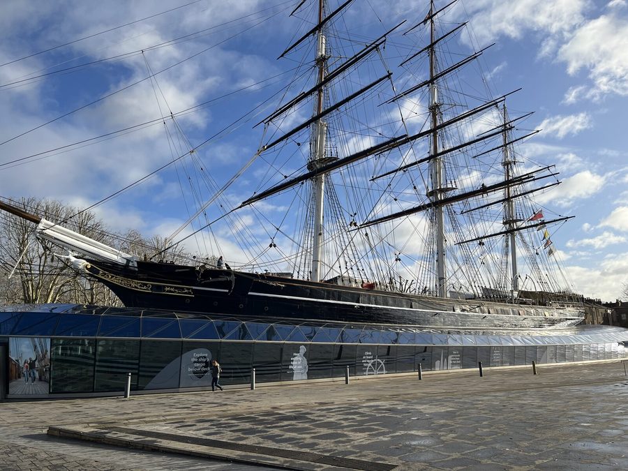The Cutty Sark in Greenwich, London