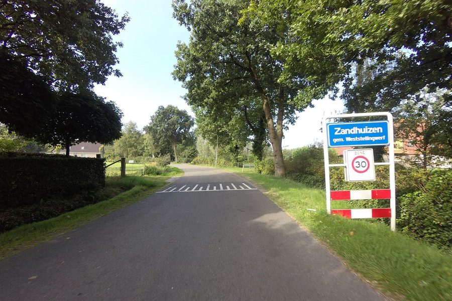 View of Zandhuizen in Weststellingwerf