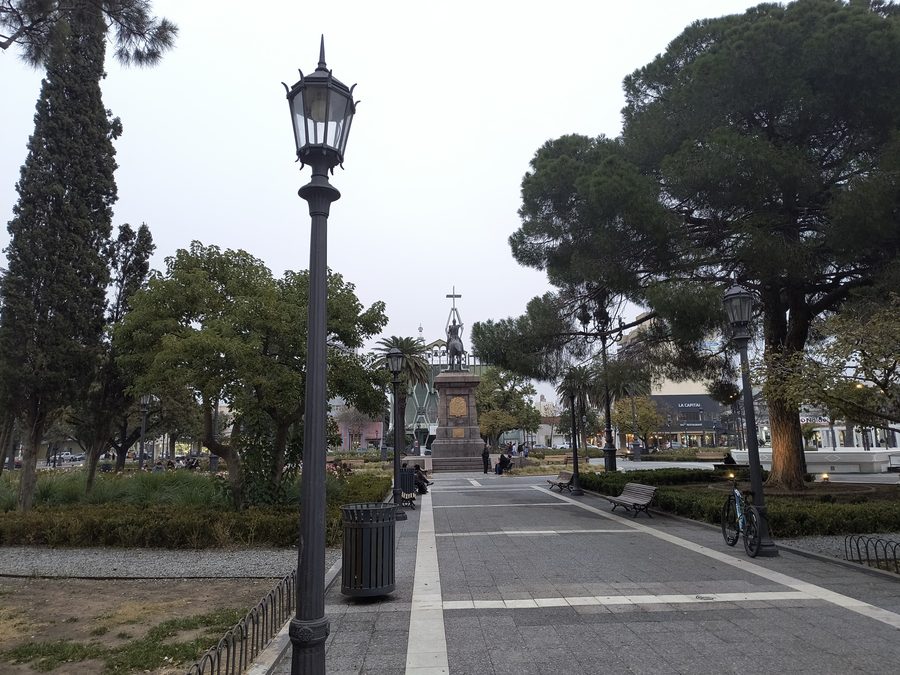 Plaza San Martín en Santa Rosa, La Pampa, Argentina
