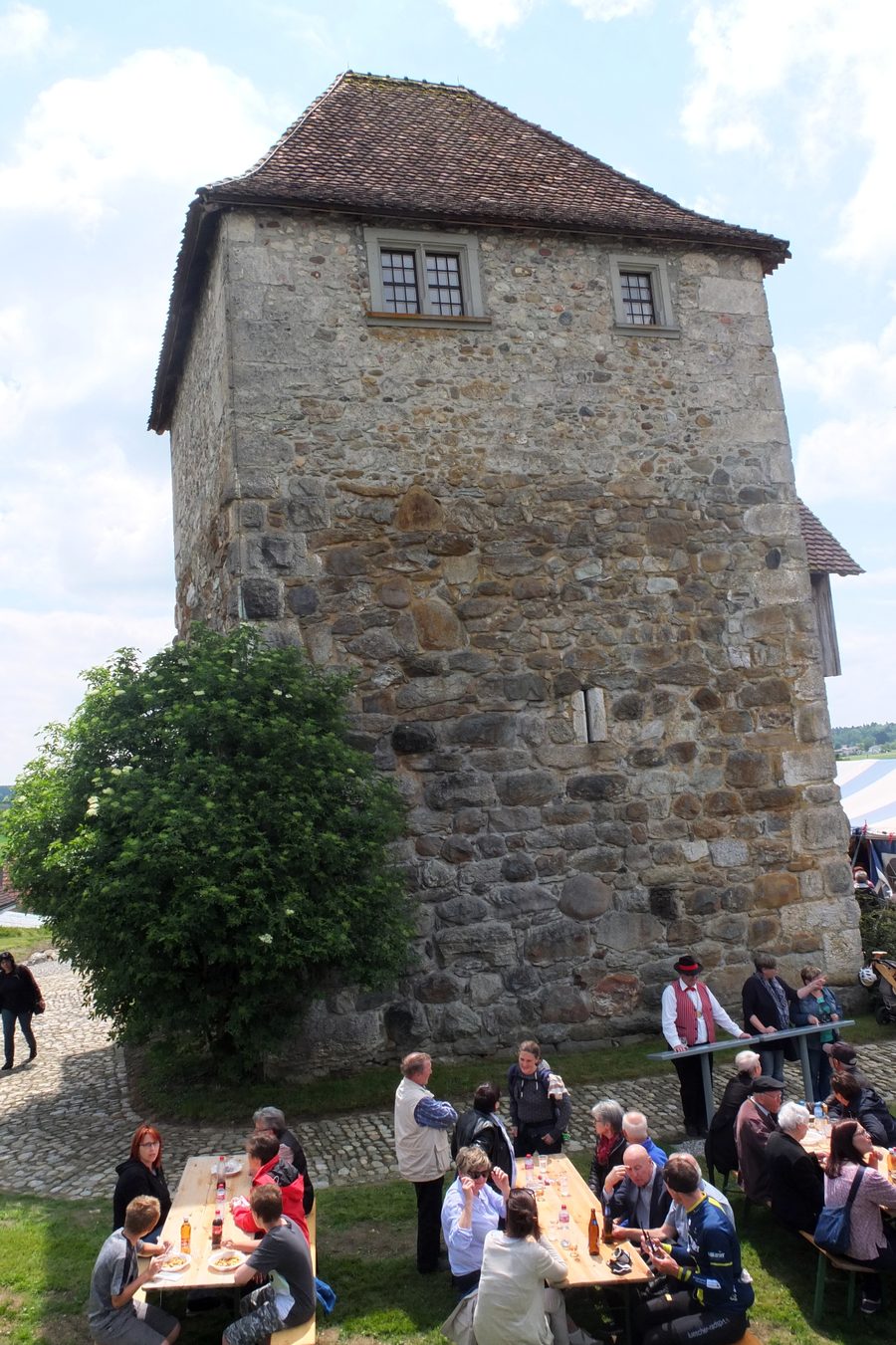 The tower in Halten in Wasseramt.