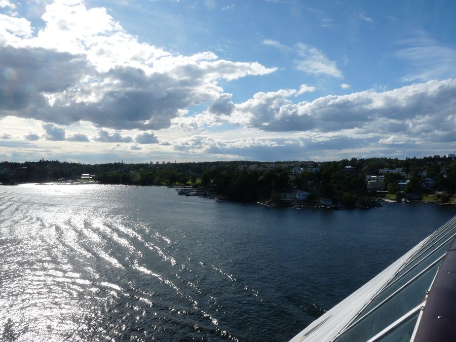 View of the southern coast of the island of Lidingö in the Stockholm archipelago