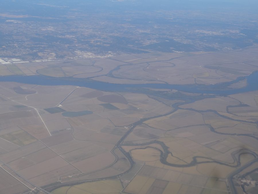 Ansicht von Samora Correia in Portugal