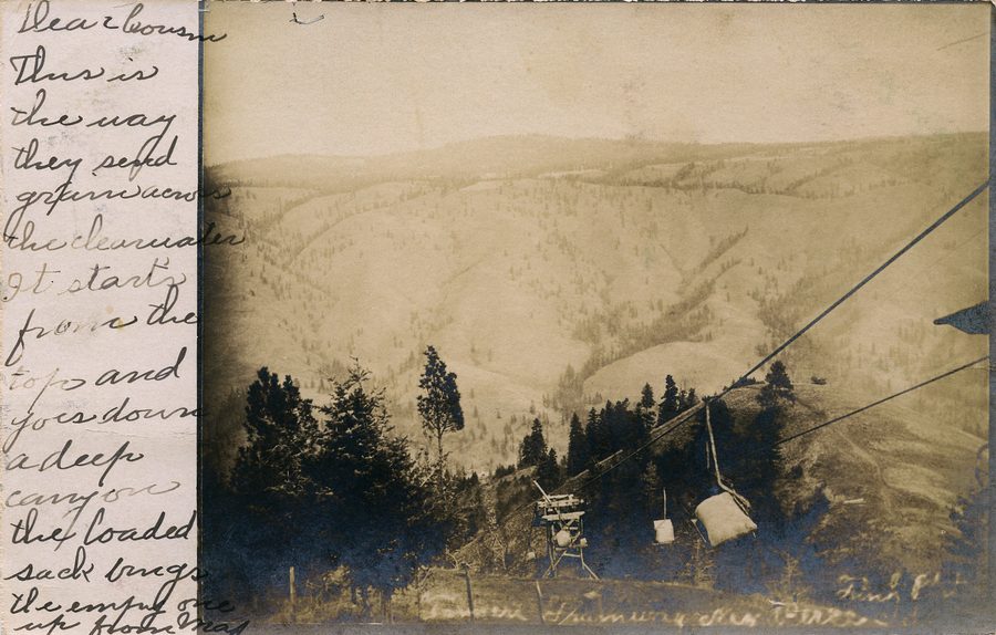 Historic Farmers' Tramway Company in Nezperce, Idaho