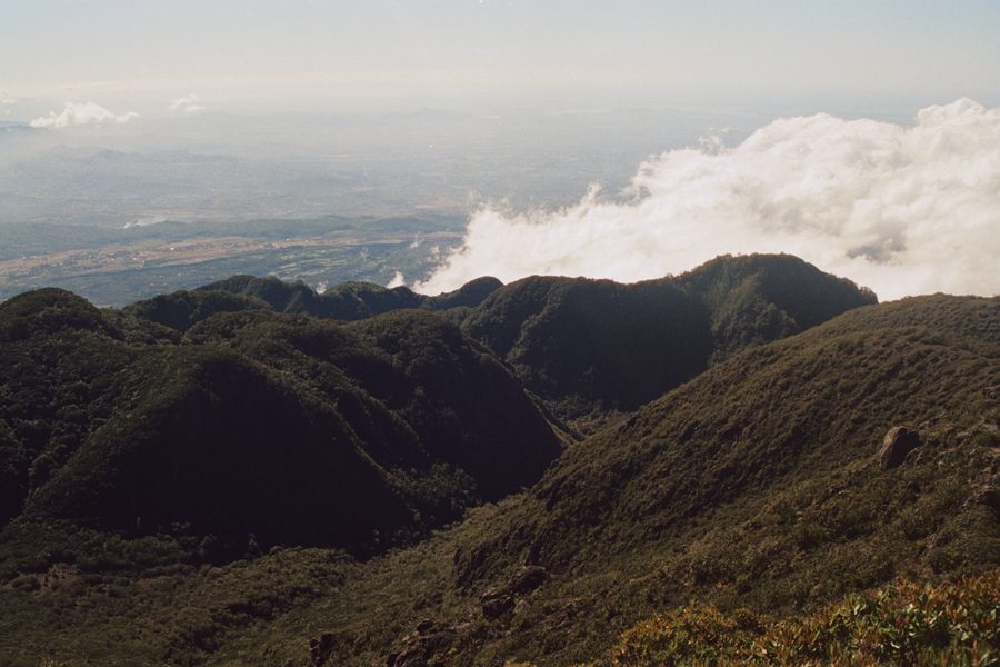 Volcanic landscape at the summit of Volcán Barú in Volcán Barú National Park