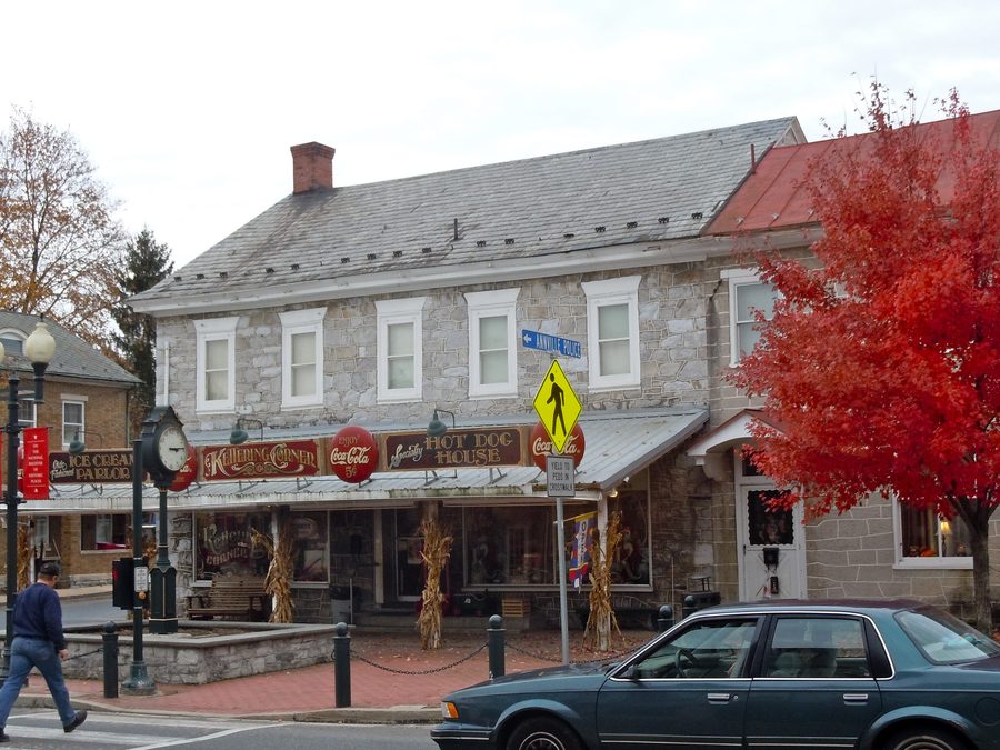 Building in the Annville Historic District at 104-106 West Main Street in Annville, Pennsylvania