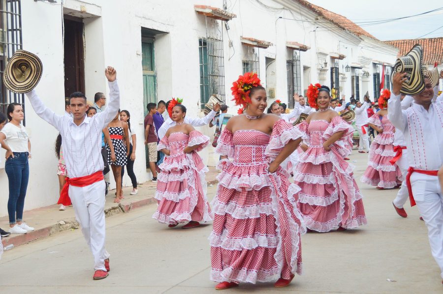 Cumbia dance at a festival in Mompox