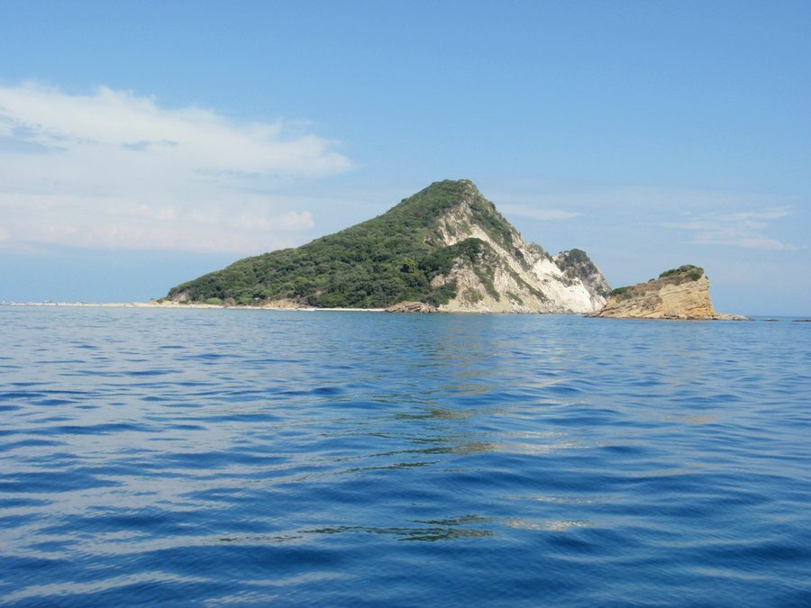 Marathonisi in the protected Laganas Bay on Zakynthos