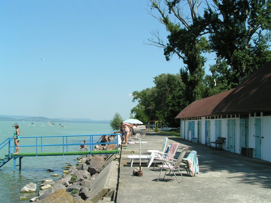 Lake Balaton viewed from Fonyód, Hungary
