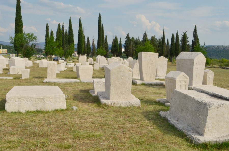 Stećci in the Radimlja necropolis near Stolac