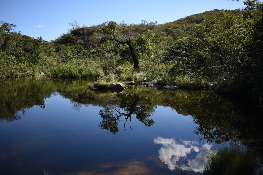 Landscape near Fechados, a district of Santana de Pirapama, at the foot of the Serra do Espinhaço