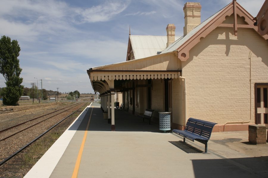 Historic railway station of Bungendore in New South Wales