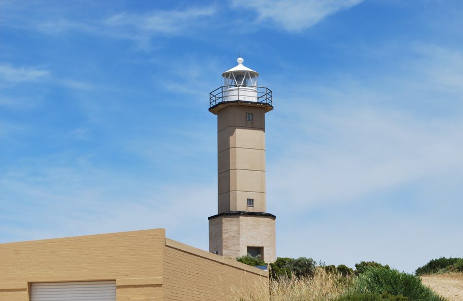Cape Martin Lighthouse near Beachport in South Australia