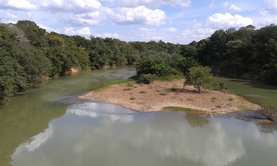 Panoramic view of Unaí in the state of Minas Gerais, Brazil