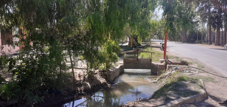 Irrigation pool in Alto de Sierra, Santa Lucía, San Juan.