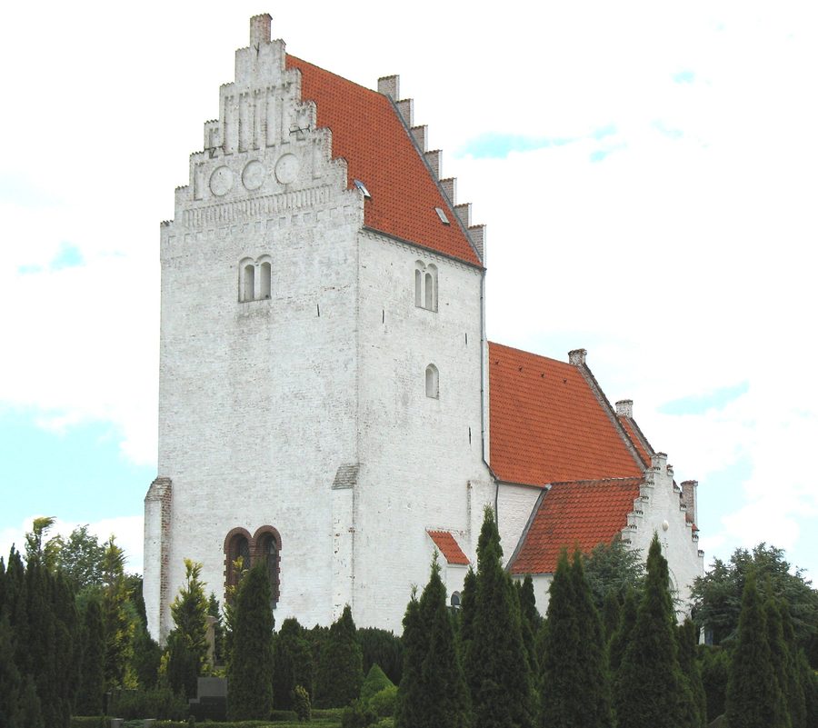 Horbelev Church on the Danish island of Falster