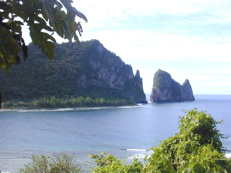 Island view of Tutuila